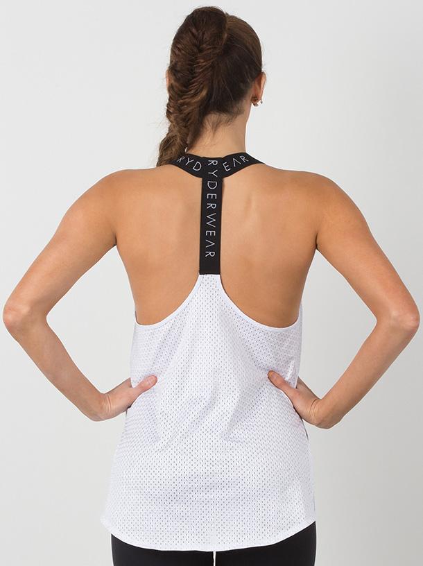 Ryderwear Pro Mesh T-Back - White