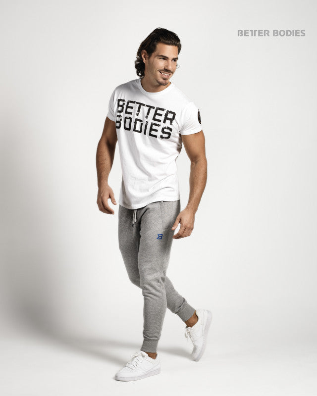 Better Bodies Basic Logo Tee - White