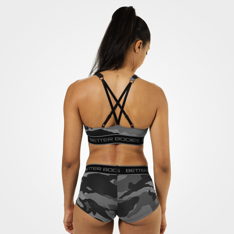 Better Bodies Athlete Short Top - Grey Camo