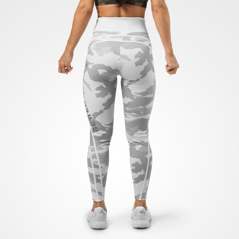 Better Bodies Camo High Tights - White Camo