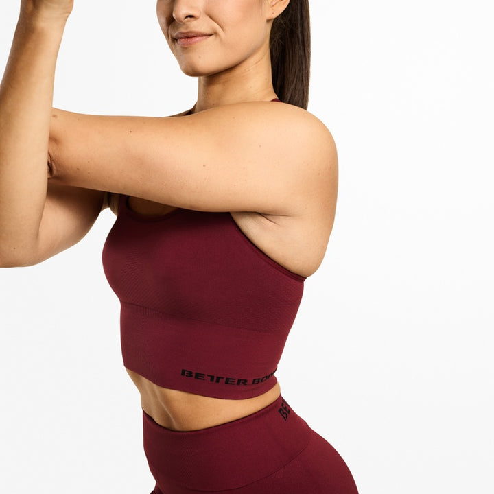 Better Bodies Astoria Seamless Bra - Sangria Red