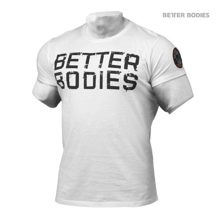 Better Bodies Basic Logo Tee - White