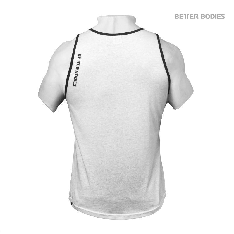 Better Bodies Jersey Tank - White