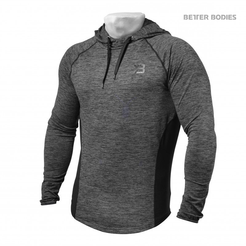 Better Bodies Performance Mid Hood - Graphite Melange