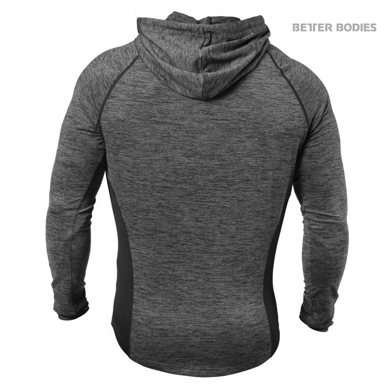 Better Bodies Performance Mid Hood - Graphite Melange