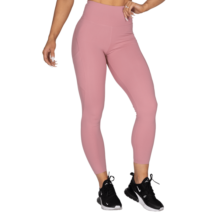 Better Bodies High Waist Leggings - Heather Pink