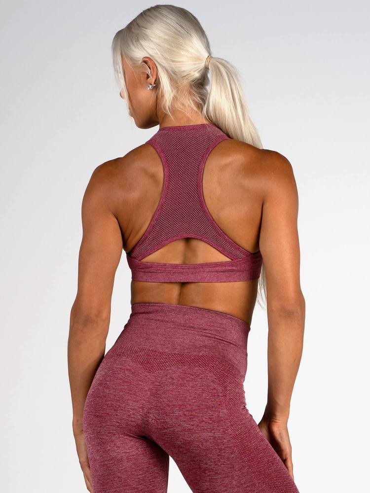 Ryderwear Seamless Sports Bra - Wine