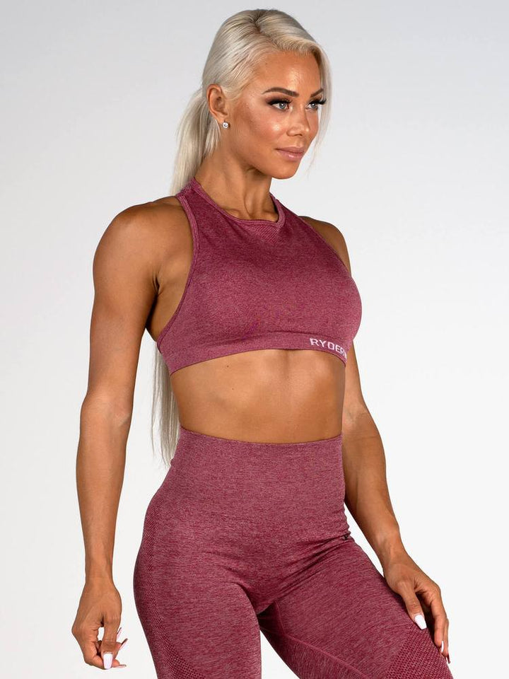 Ryderwear Seamless Sports Bra - Wine