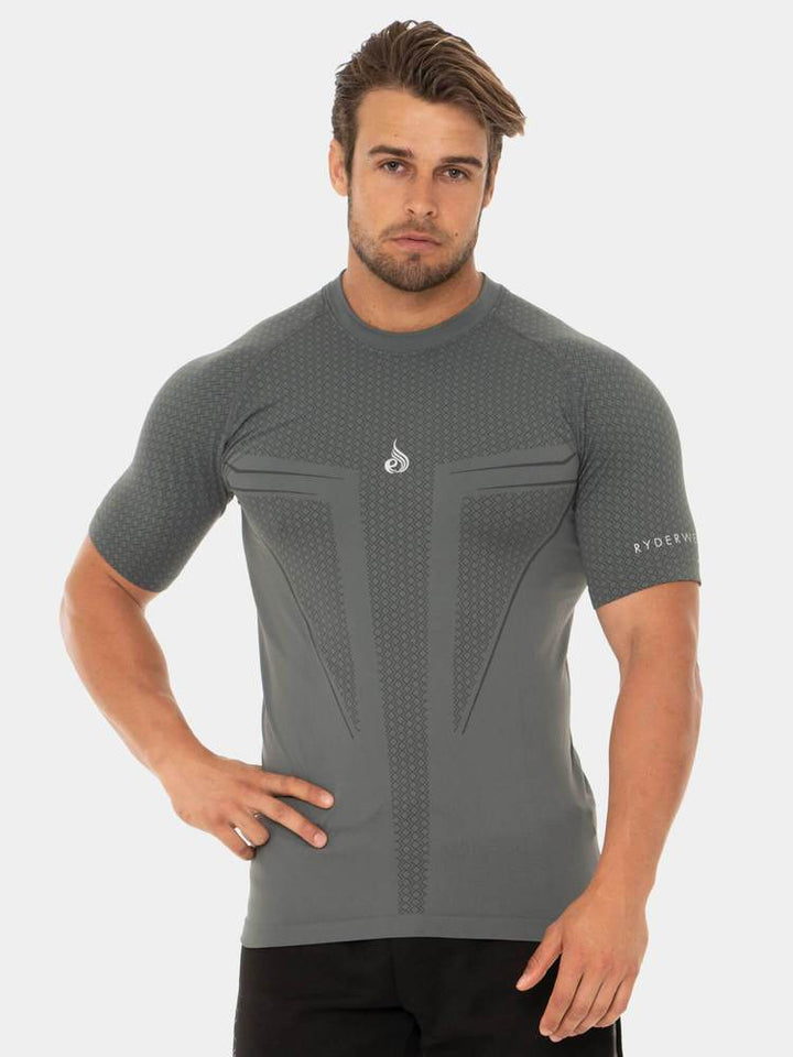 Ryderwear Geo Seamless T-Shirt - Steel