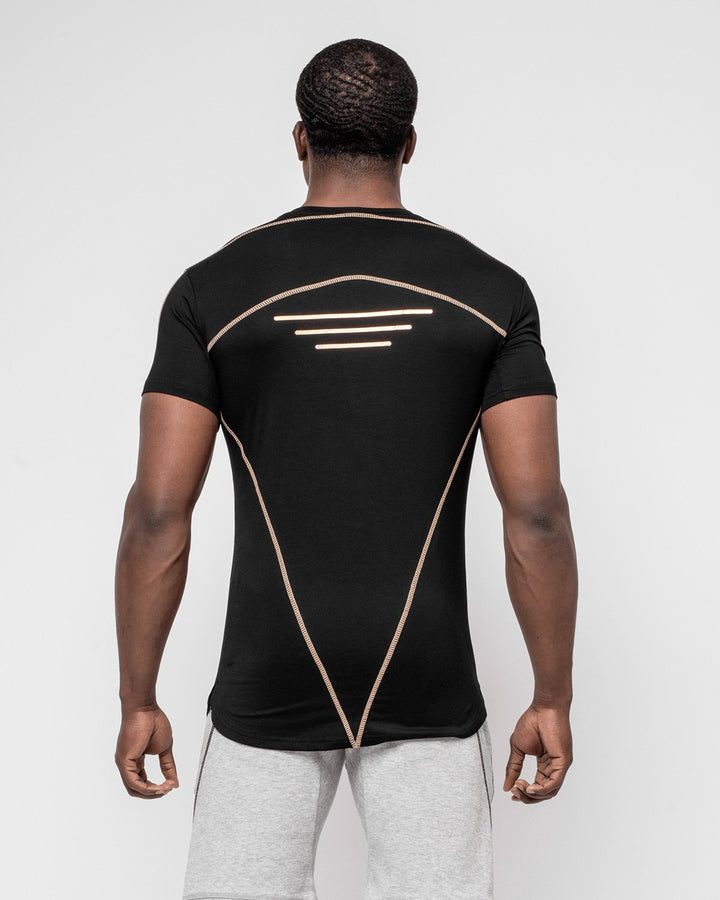 HERA x HERO Tri T-Shirt - Black & Gold