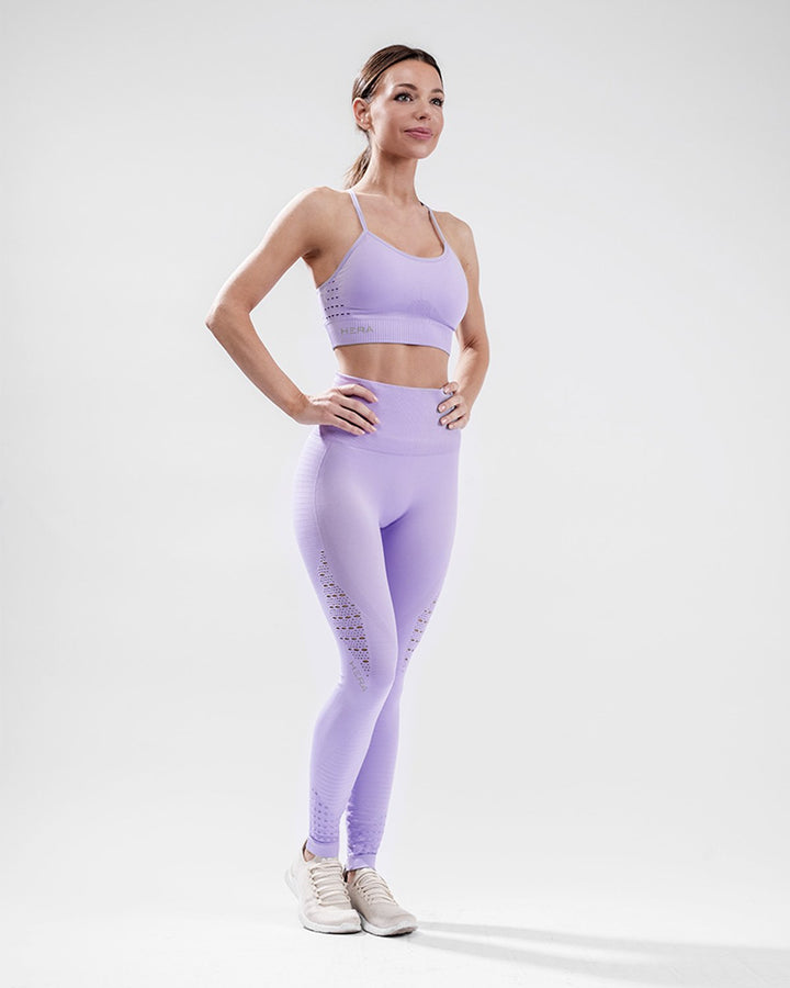 HERA x HERO XO Seamless Sports Bra - Purple