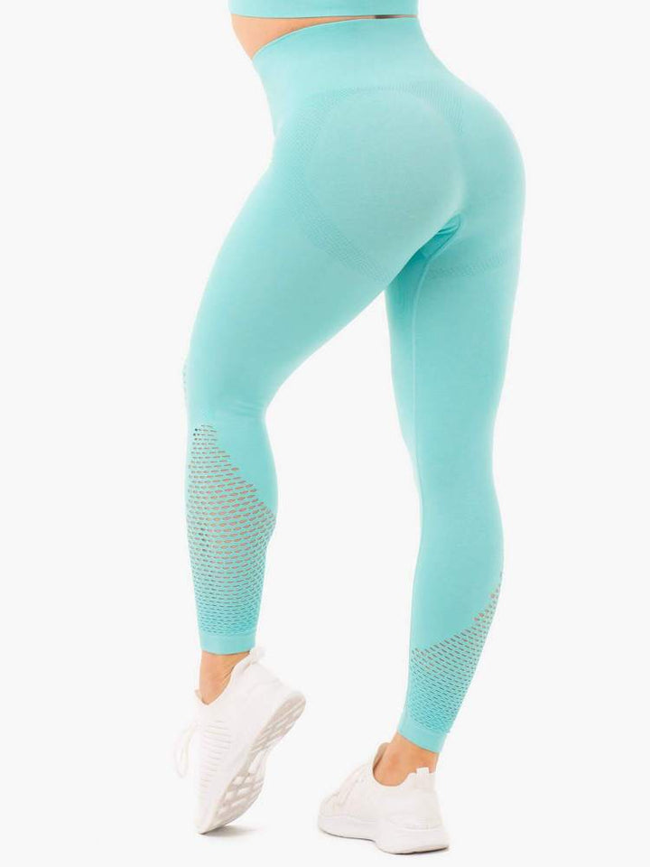 Ryderwear Seamless Staples Leggings - Aqua Marl