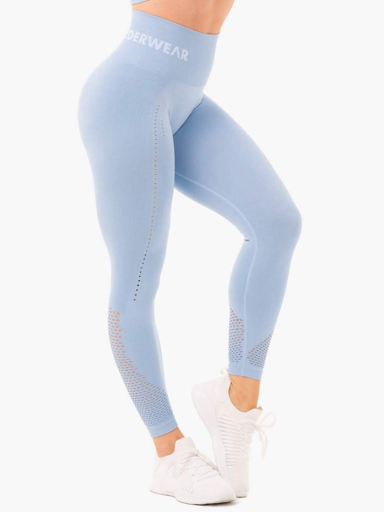 Ryderwear Seamless Staples Leggings - Denim Blue Marl