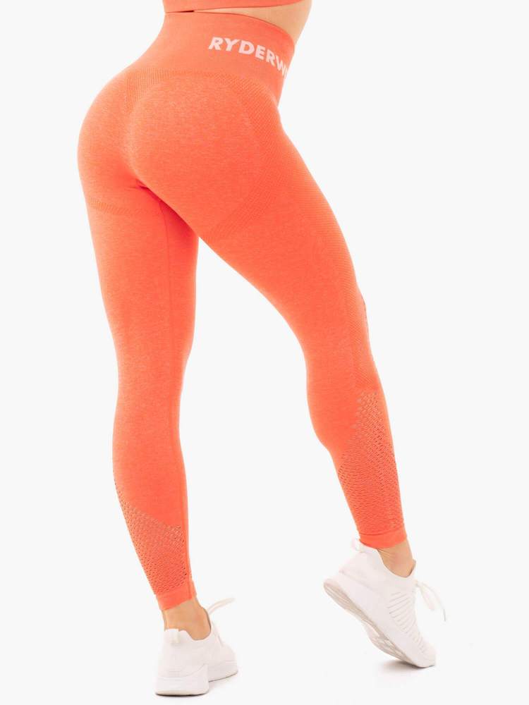 Ryderwear Seamless Staples Leggings - Orange Marl