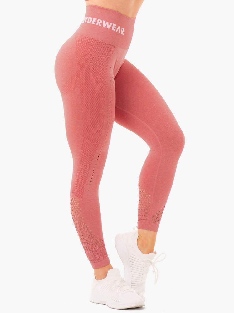 Ryderwear Seamless Staples Leggings - Rose Pink Marl