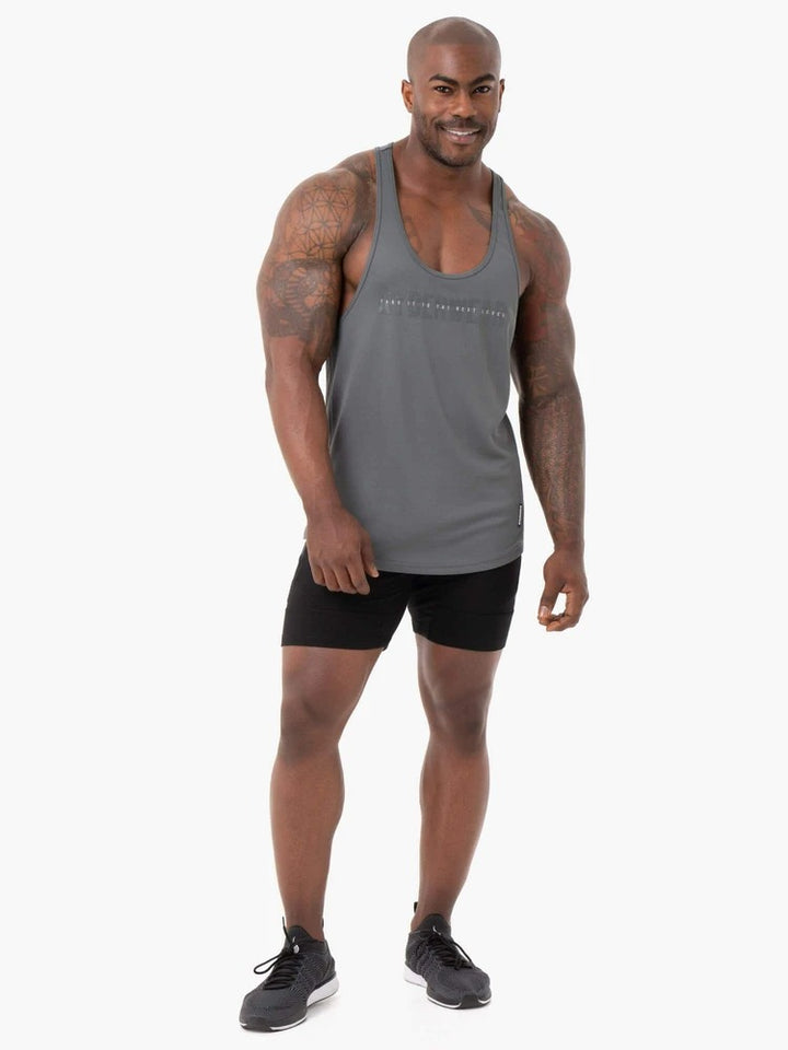 Ryderwear Energy Mesh T-Back - Charcoal