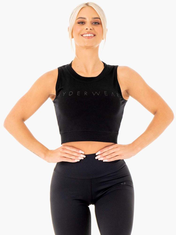 Ryderwear Motion Crop Top - Black