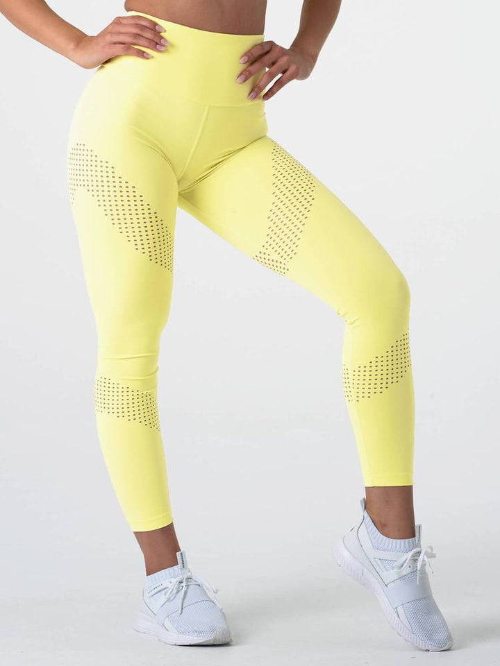 Ryderwear Pastels High Waisted Leggings - Lemon