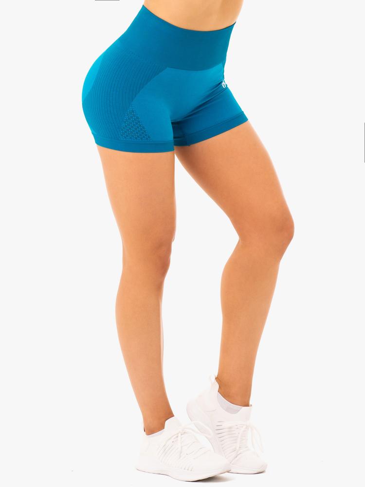 Ryderwear Electra Seamless Shorts - Electric Blue