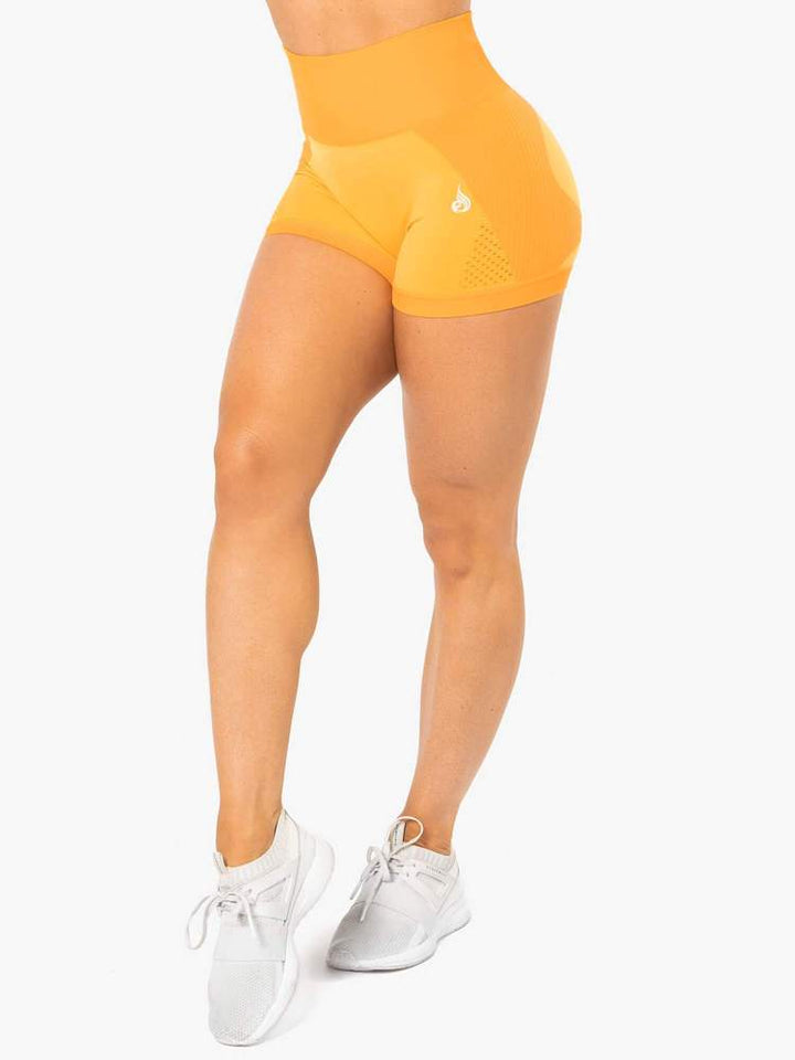 Ryderwear Electra Seamless Shorts - Electric Yellow