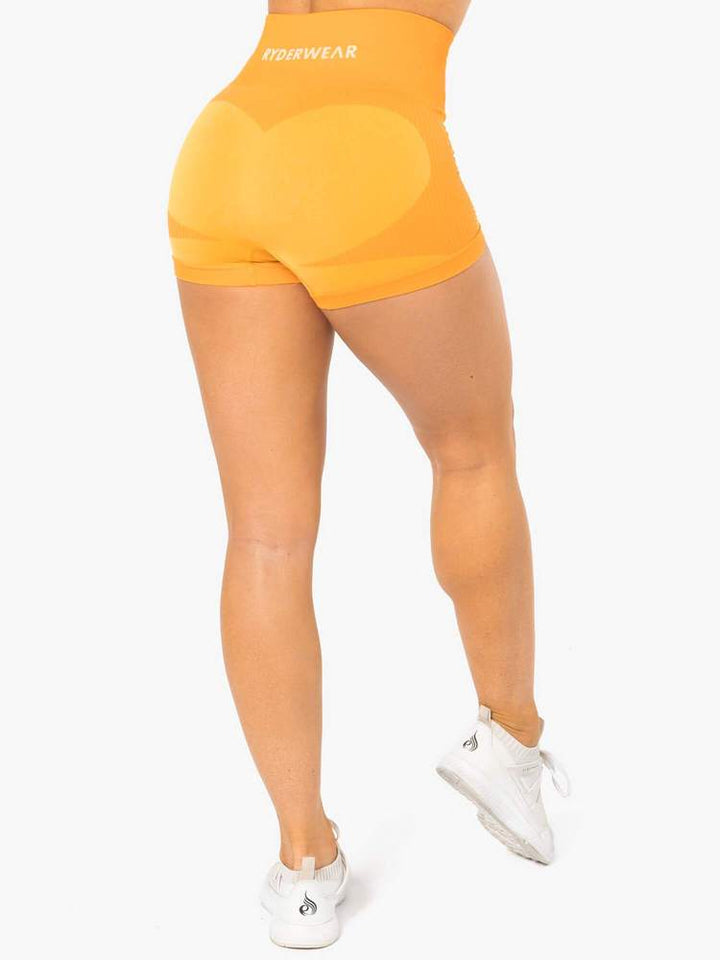 Ryderwear Electra Seamless Shorts - Electric Yellow