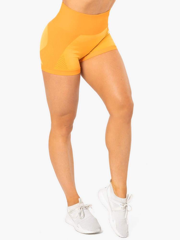 Ryderwear Electra Seamless Shorts - Electric Yellow