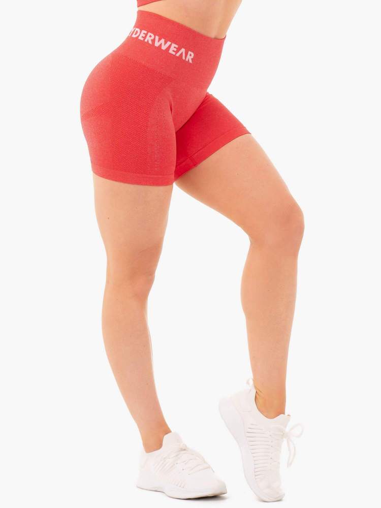 Ryderwear Seamless Staples Shorts - Red Marl