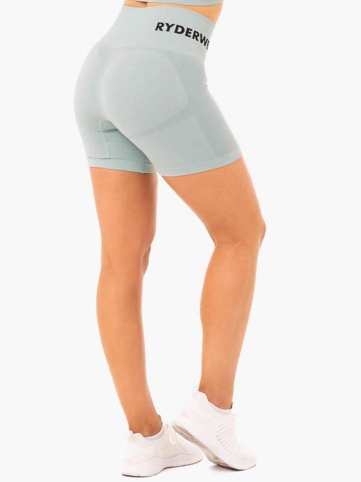 Ryderwear Seamless Staples Shorts - Seafoam Marl