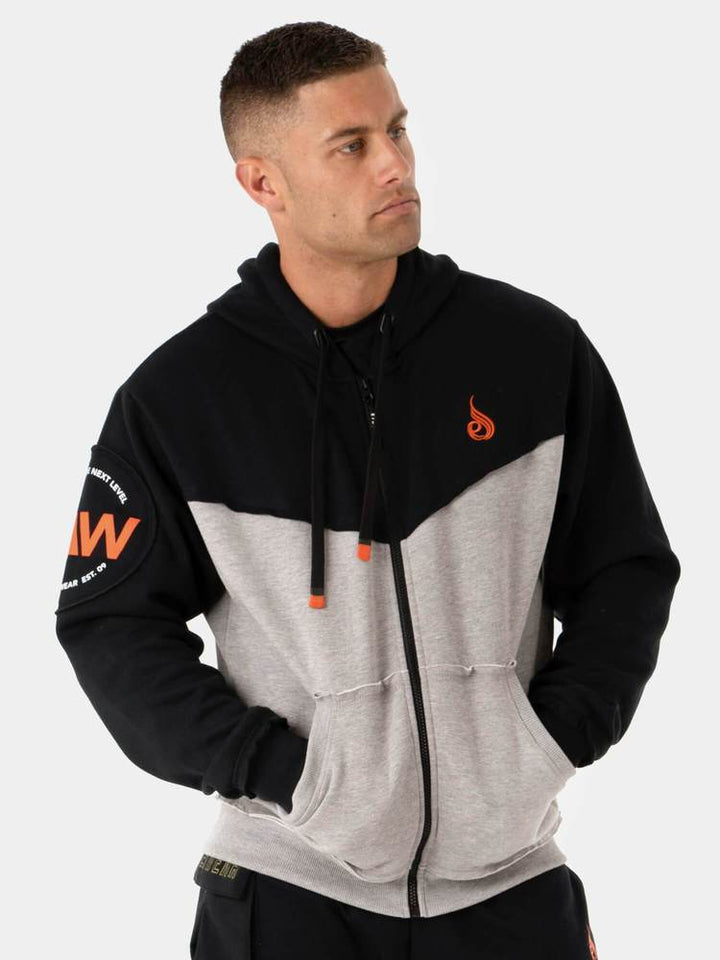 Ryderwear Utility Zip Up Hoodie - Grey